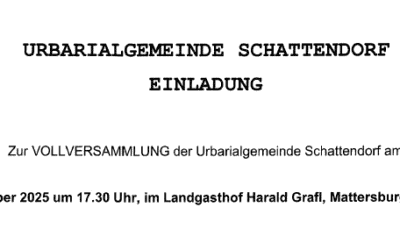 Urbarialgemeinde – Vollversammlung