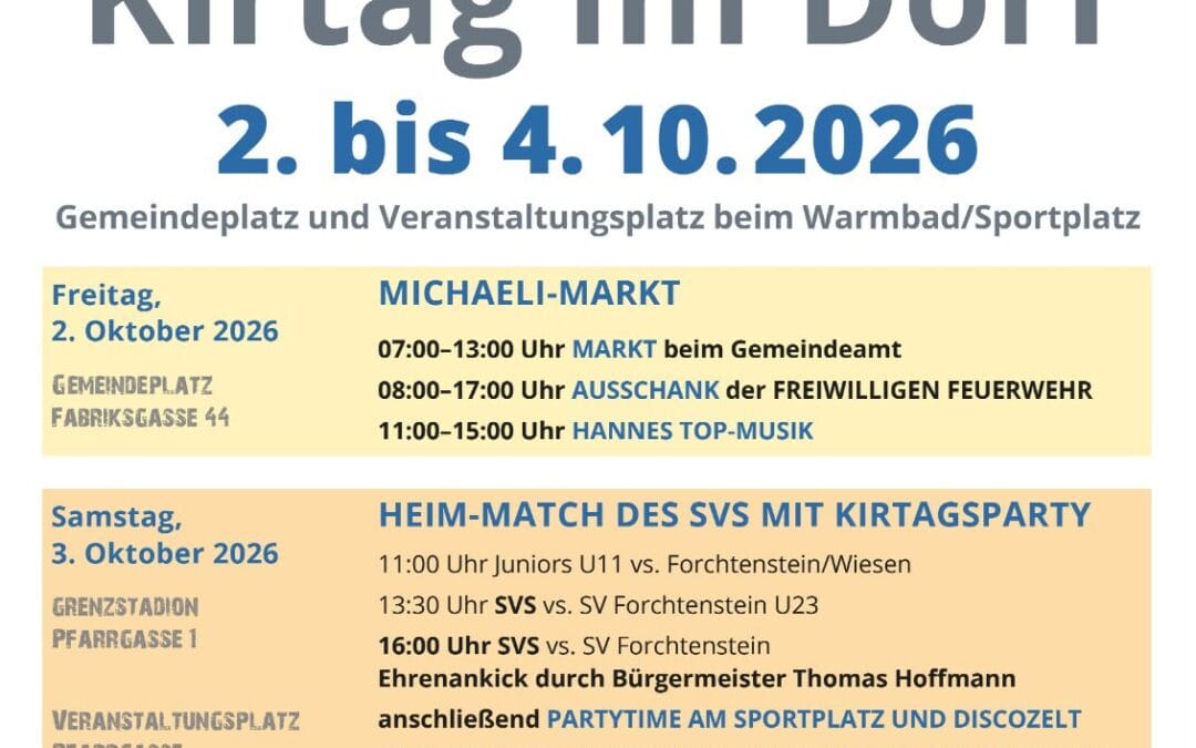 Kirtag im Dorf